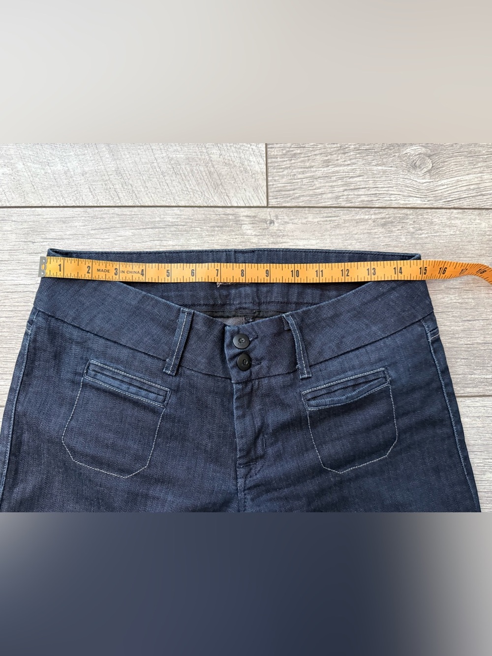 Hudson Jeans Dark Wash Denim Pants - Classic Navy Blue